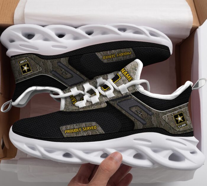 Army Personalized Veteran Premium Max Soul Shoes