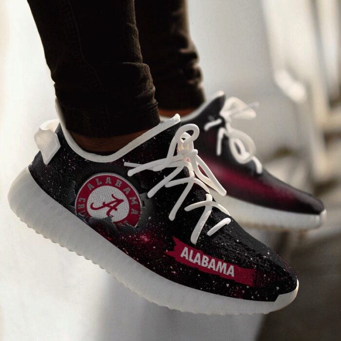 Art Scratch Mystery Alabama Crimson Tide Yeezy Shoes