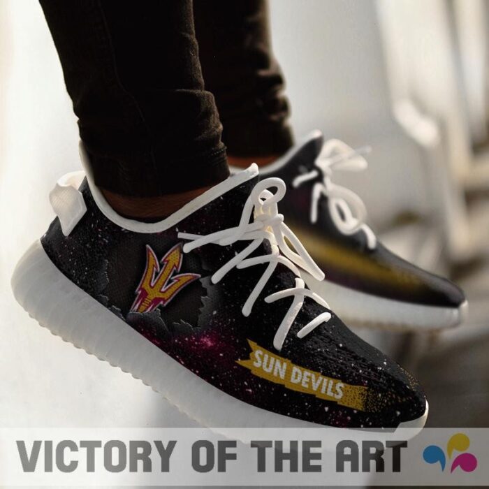 Art Scratch Mystery Arizona State Sun Devils Shoes Yeezy