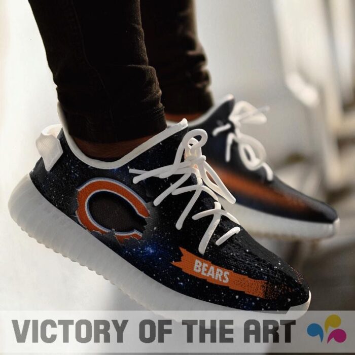 Art Scratch Mystery Chicago Bears Shoes Yeezy