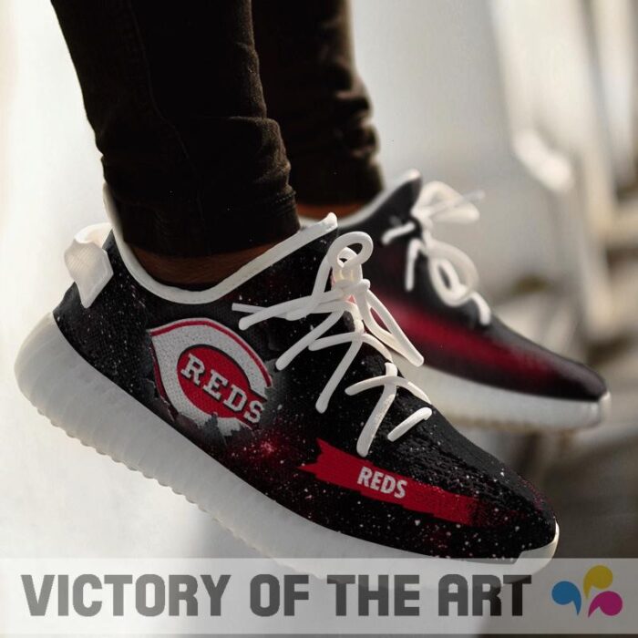 Art Scratch Mystery Cincinnati Reds Shoes Yeezy