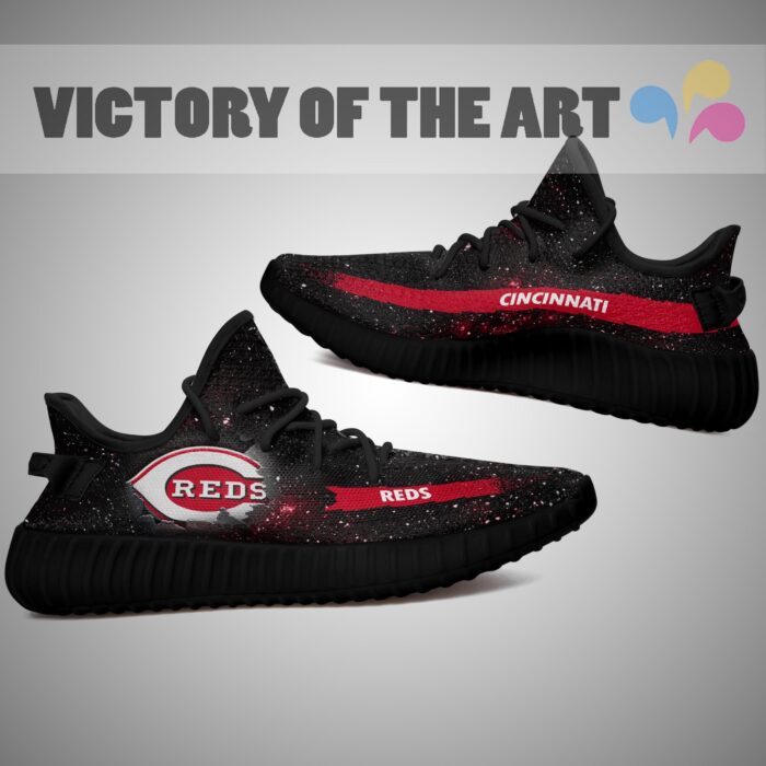 Art Scratch Mystery Cincinnati Reds Yeezy Shoes