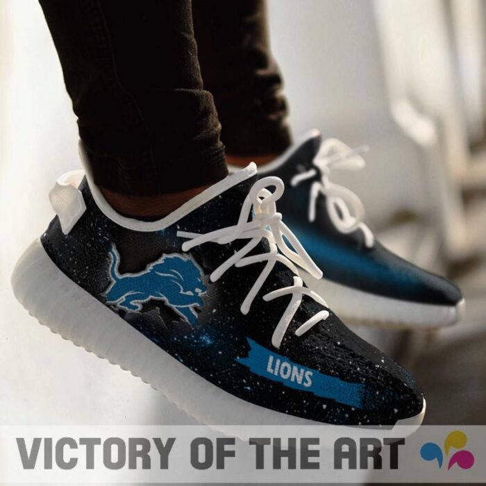 Art Scratch Mystery Detroit Lions Shoes Yeezy