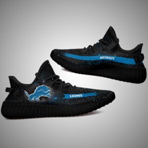 Art Scratch Mystery Detroit Lions Yeezy Shoes