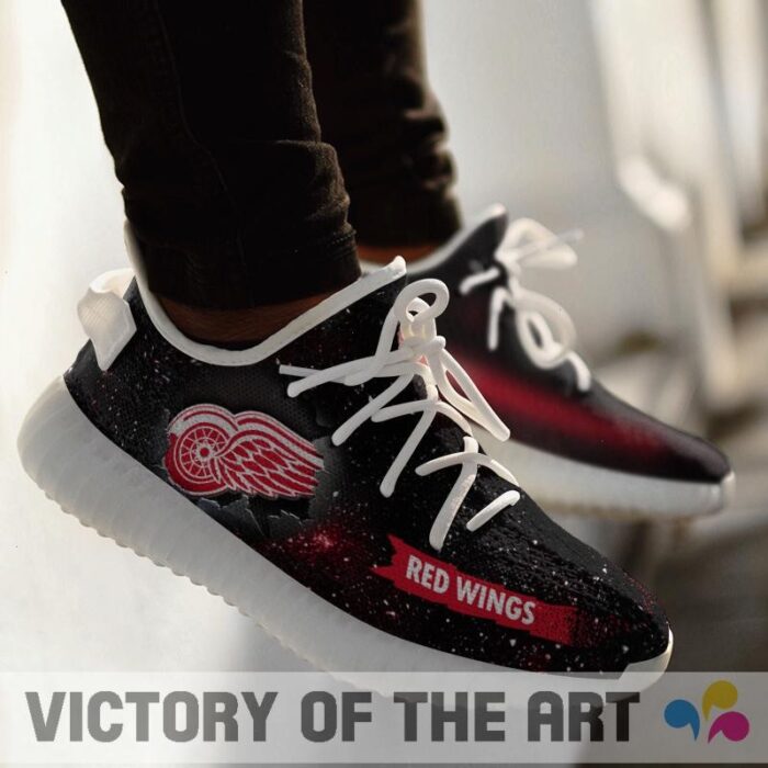 Art Scratch Mystery Detroit Red Wings Shoes Yeezy