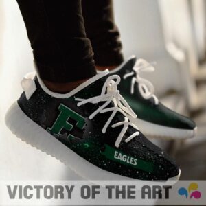 Art Scratch Mystery Eastern Michigan Eagles Yeezy Shoes