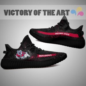 Art Scratch Mystery Fresno State Bulldogs Yeezy Shoes