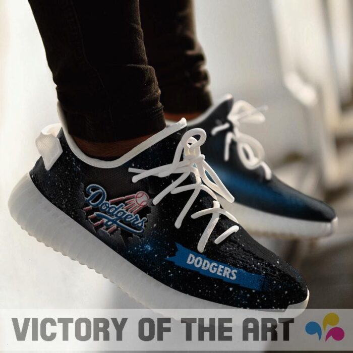 Art Scratch Mystery Los Angeles Dodgers Shoes Yeezy