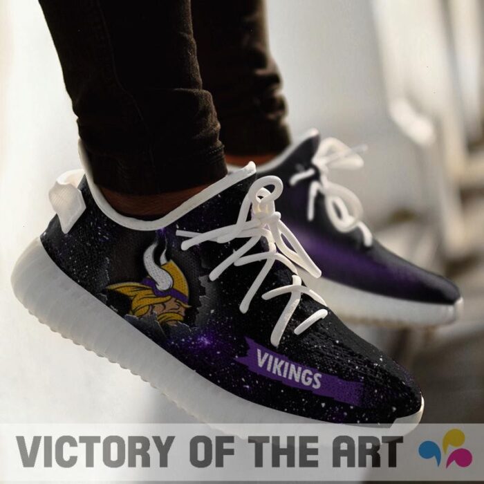 Art Scratch Mystery Minnesota Vikings Shoes Yeezy