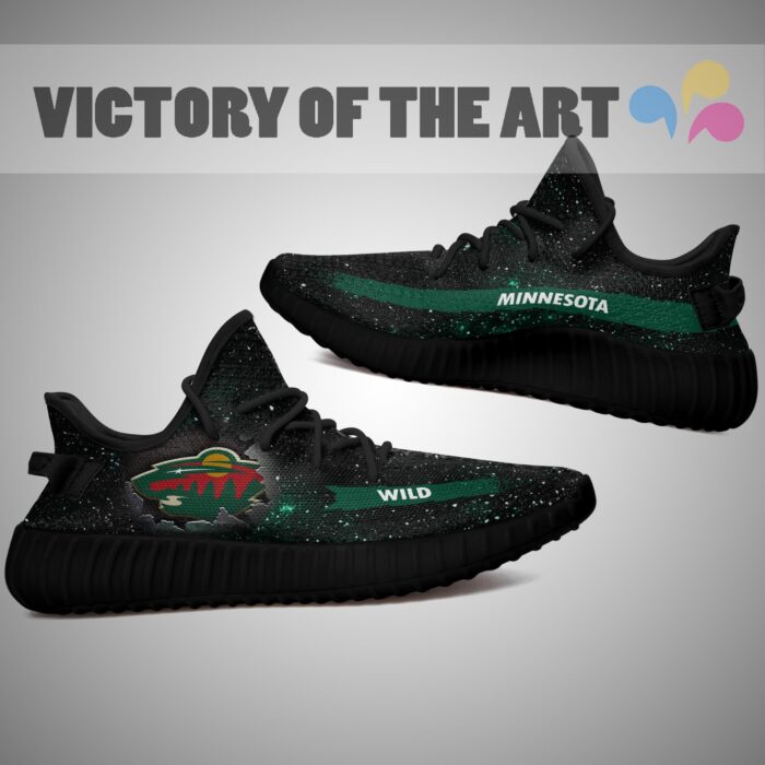 Art Scratch Mystery Minnesota Wild Yeezy Shoes