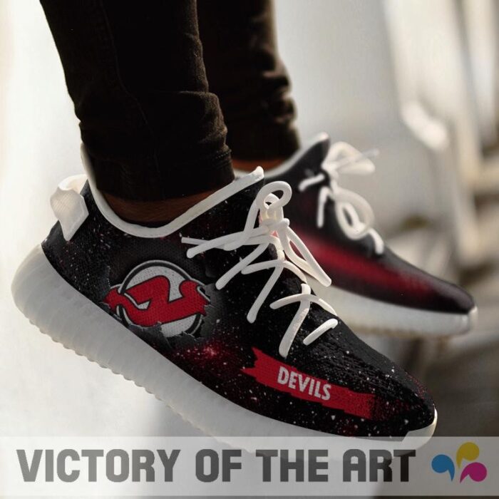 Art Scratch Mystery New Jersey Devils Shoes Yeezy