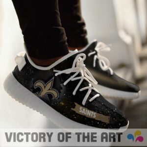 Art Scratch Mystery New Orleans Saints Shoes Yeezy