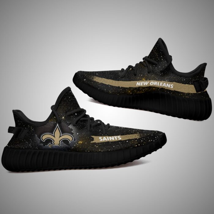 Art Scratch Mystery New Orleans Saints Yeezy Shoes