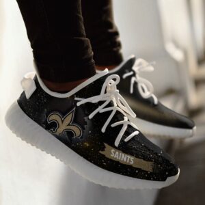 Art Scratch Mystery New Orleans Saints Yeezy Shoes