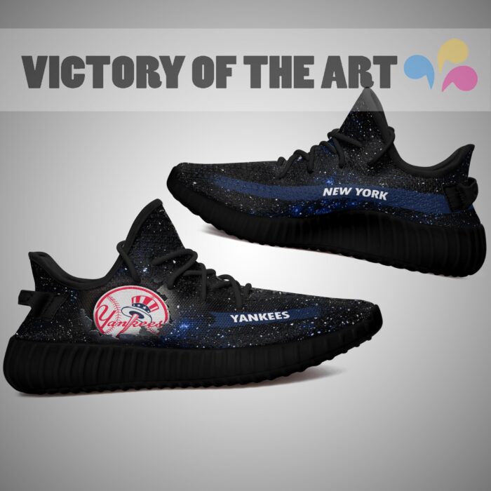 Art Scratch Mystery New York Yankees Yeezy Shoes