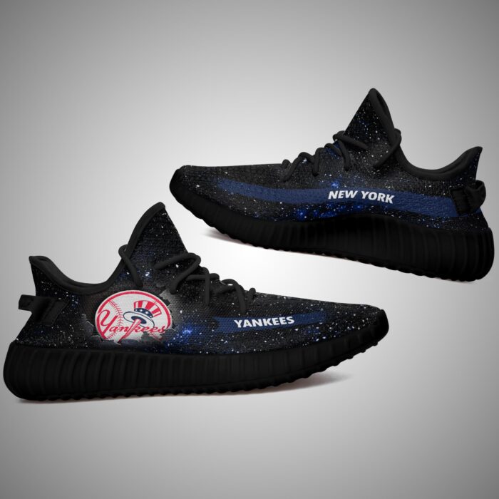 Art Scratch Mystery New York Yankees Yeezy Shoes