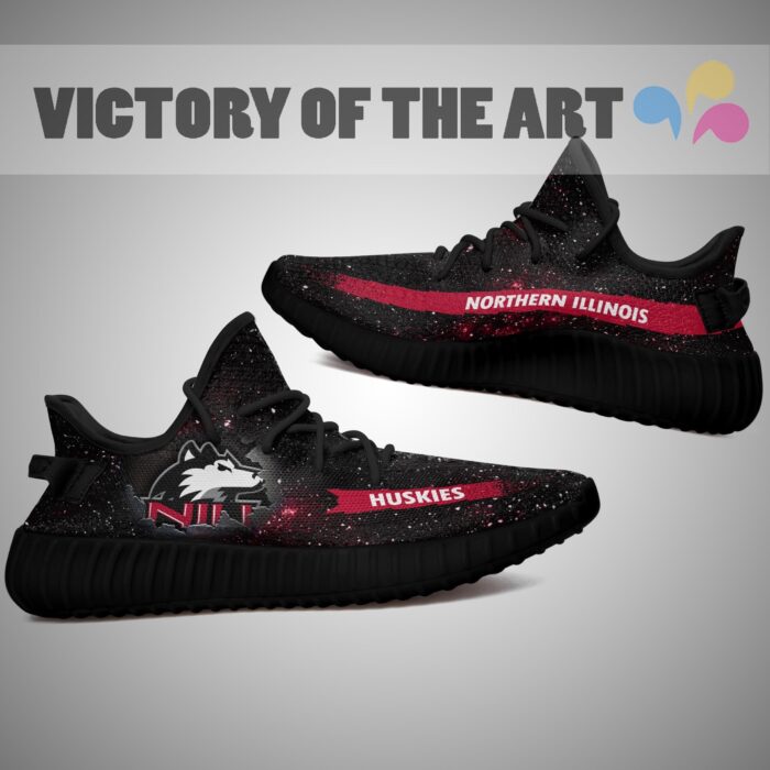 Art Scratch Mystery Northern Illinois Huskies Yeezy Shoes