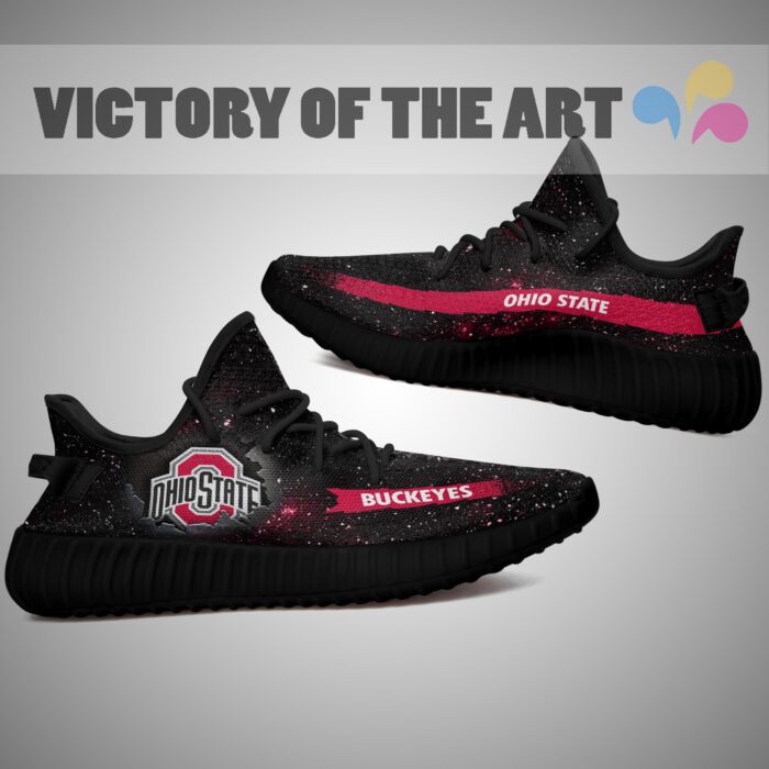 Art Scratch Mystery Ohio State Buckeyes Yeezy Shoes