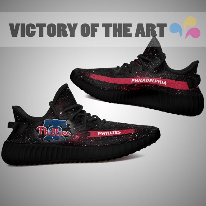 Art Scratch Mystery Philadelphia Phillies Yeezy Shoes