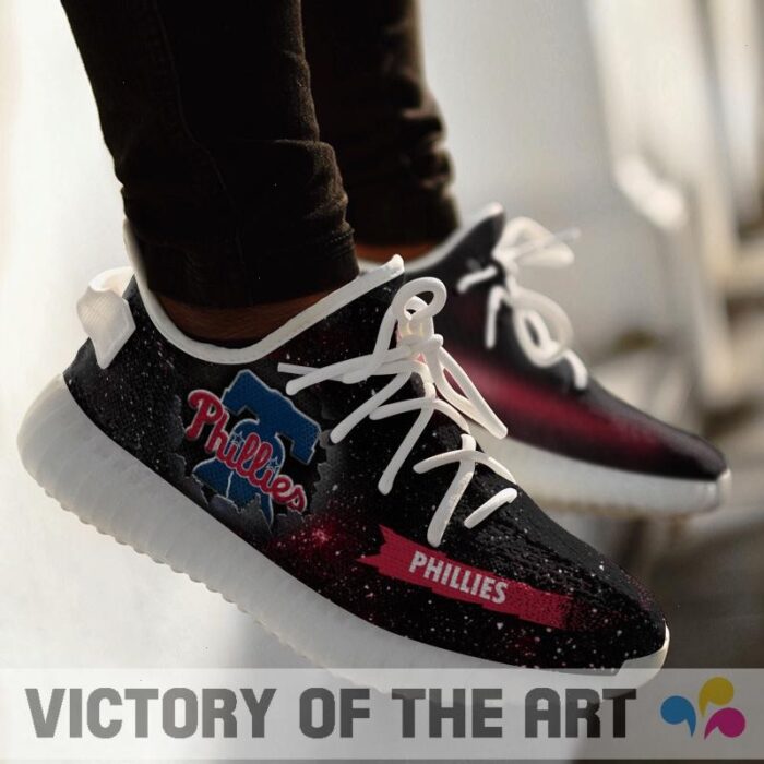 Art Scratch Mystery Philadelphia Phillies Yeezy Shoes