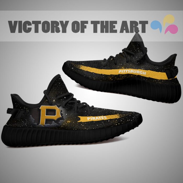 Art Scratch Mystery Pittsburgh Pirates Yeezy Shoes