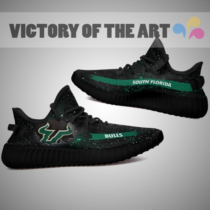 Art Scratch Mystery South Florida Bulls Yeezy Shoes