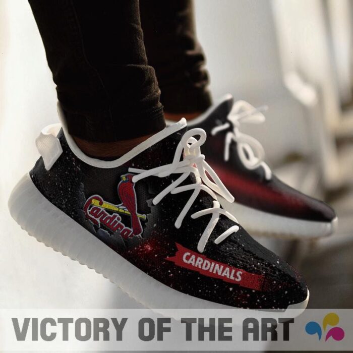 Art Scratch Mystery St. Louis Cardinals Shoes Yeezy