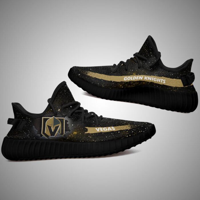 Art Scratch Mystery Vegas Golden Knights Yeezy Shoes