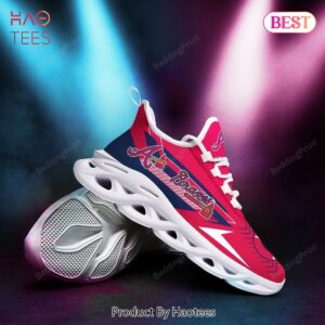 Atlanta Braves MLB Blue Mix Pink Max Soul Shoes