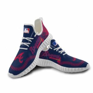 Atlanta Braves Unisex Sneakers New Sneakers Custom Shoes Baseball Yeezy Boost