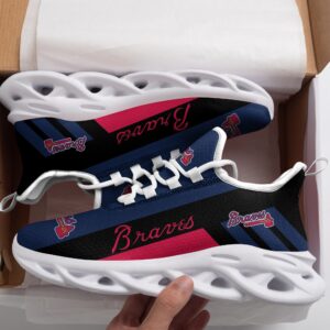 Atlanta Braves White Max Soul Shoes