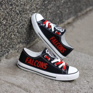 Atlanta Falcons Men's Shoes Low Top Canvas Shoes