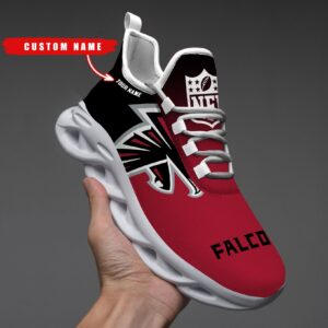 Atlanta Falcons Personalized Custom Name Max Soul Shoes