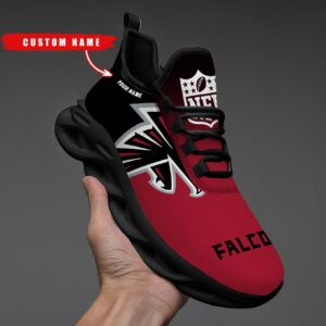 Atlanta Falcons Personalized Custom Name Max Soul Shoes