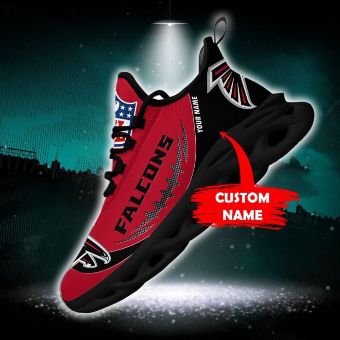 Atlanta Falcons Personalized NFL Max Soul Shoes