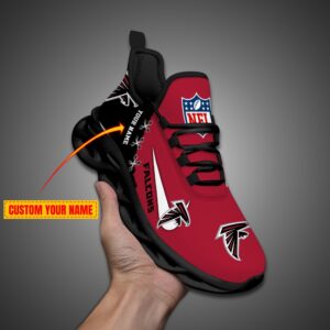 Atlanta Falcons Personalized NFL Max Soul Shoes Fan Gift