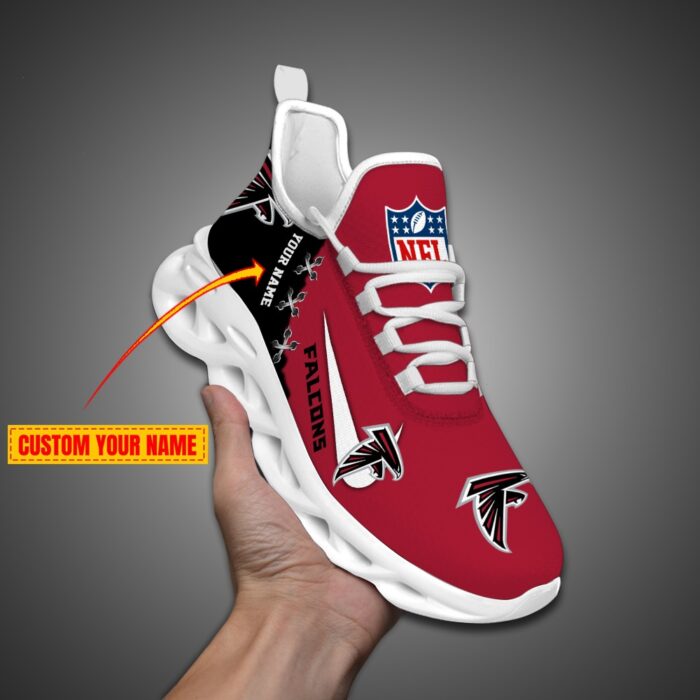 Atlanta Falcons Personalized NFL Max Soul Shoes Fan Gift