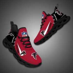 Atlanta Falcons Personalized NFL Max Soul Shoes Fan Gift