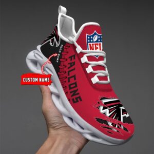 Atlanta Falcons Personalized NFL Max Soul Shoes for Fan