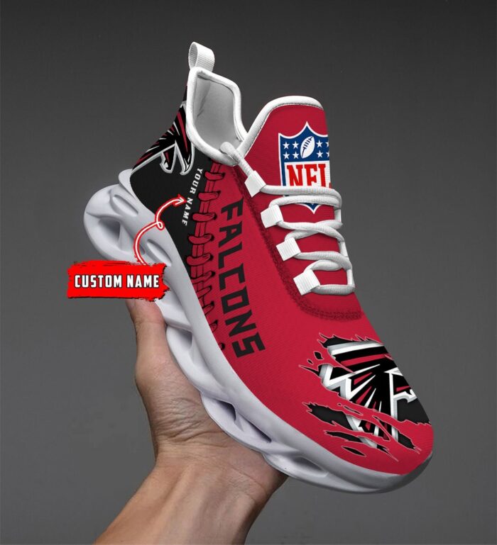 Atlanta Falcons Personalized NFL Max Soul Shoes for Fan