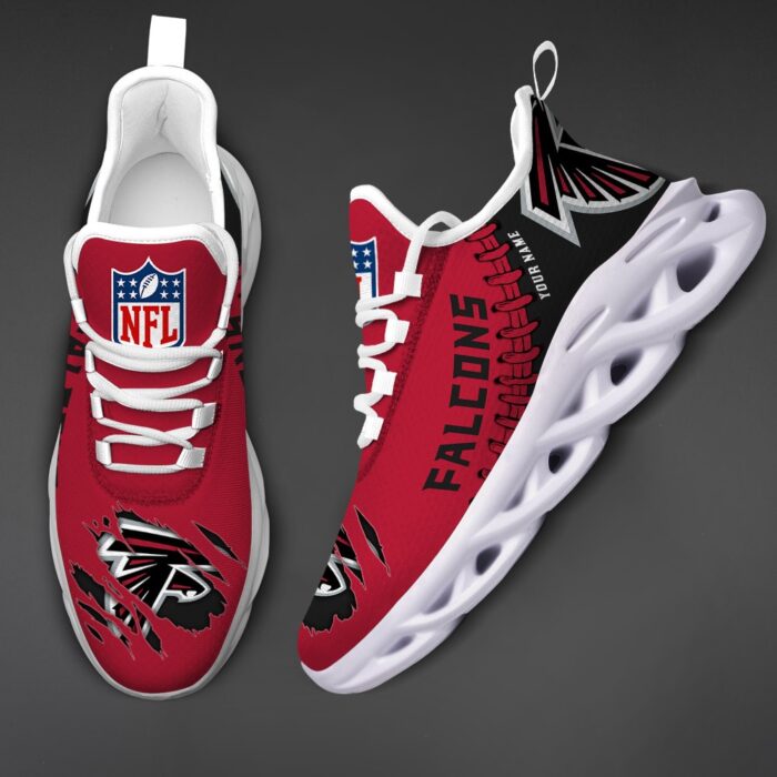 Atlanta Falcons Personalized NFL Max Soul Shoes for Fan