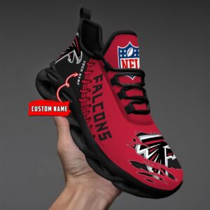 Atlanta Falcons Personalized NFL Max Soul Shoes for Fan