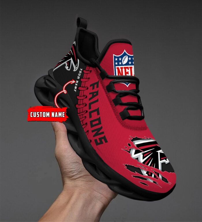 Atlanta Falcons Personalized NFL Max Soul Shoes for Fan