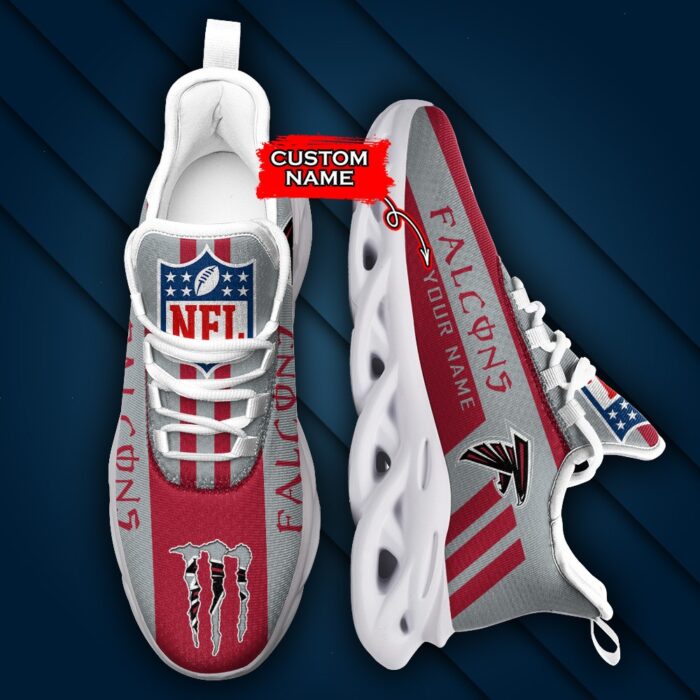 Atlanta Falcons Personalized NFL Max Soul Sneaker