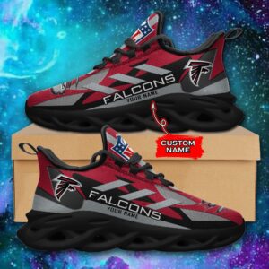 Atlanta Falcons Personalized NFL Max Soul Sneaker Ver 1