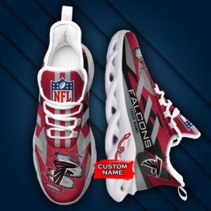 Atlanta Falcons Personalized NFL Max Soul Sneaker Ver 1