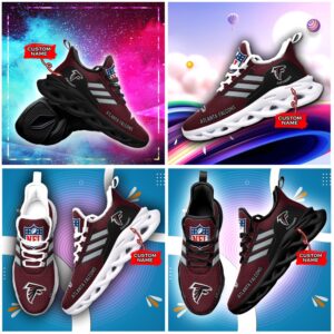 Atlanta Falcons Personalized NFL Max Soul Sneaker for Fans