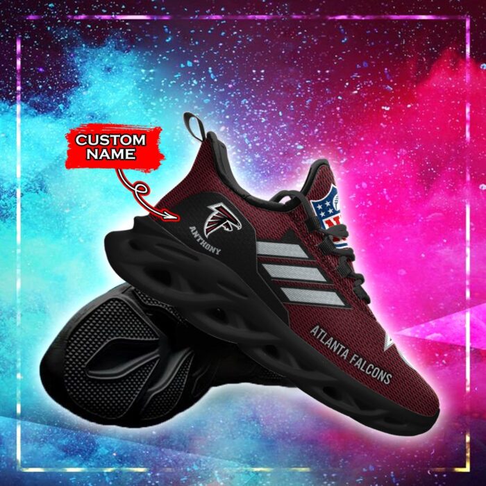 Atlanta Falcons Personalized NFL Max Soul Sneaker for Fans