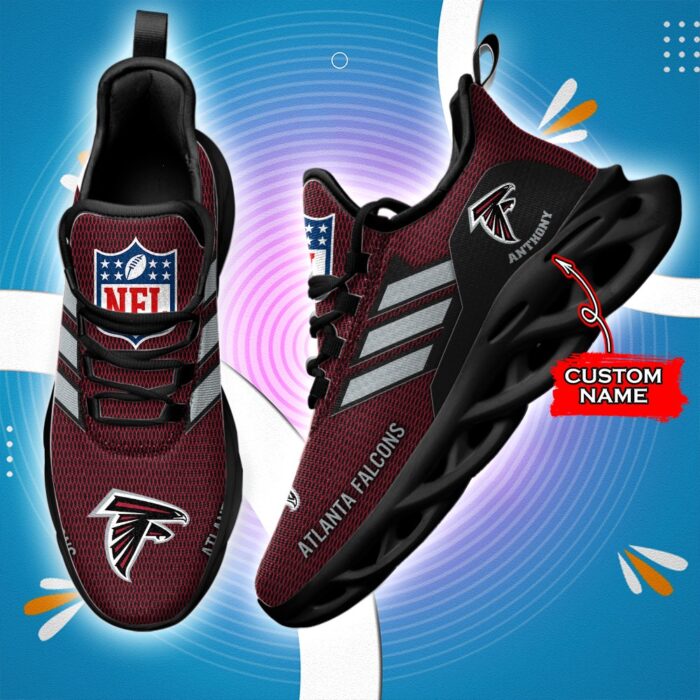 Atlanta Falcons Personalized NFL Max Soul Sneaker for Fans