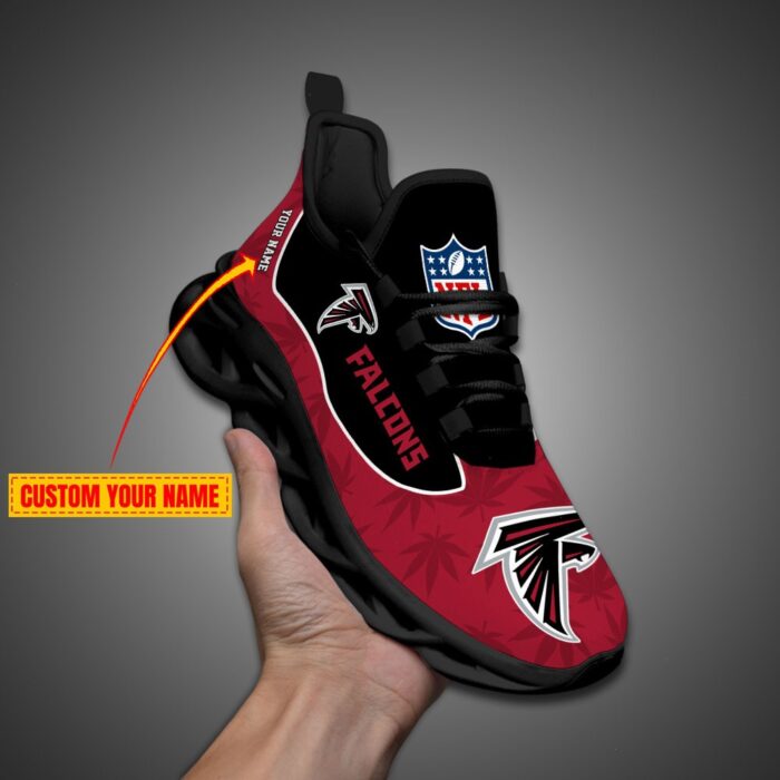 Atlanta Falcons Personalized Weed Limited Edition Max Soul Shoes